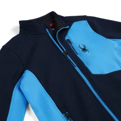 Kids Spyder Boys Full Zip Bandit - True Navy