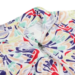 Kids Spyder Girls Reflect Half Zip - Butterfly Multi