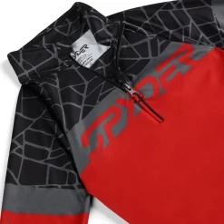 Kids Spyder Little Boys Bug Half Zip - Red