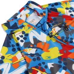 Kids Spyder Little Boys Glacial Half Zip - Yeti Camo Aether Blue