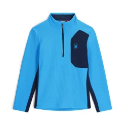 Spyder Mens Bandit Half Zip - Aether Blue