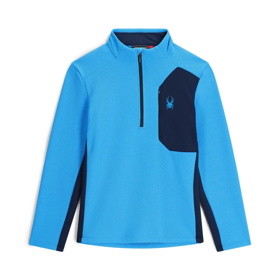 Spyder Mens Bandit Half Zip - Aether Blue