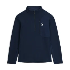 Spyder Mens Bandit Half Zip - True Navy