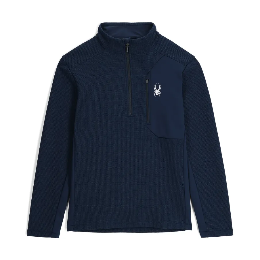 Spyder Mens Bandit Half Zip - True Navy