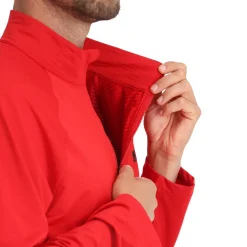 Spyder Mens Gridweb Half Zip - Red