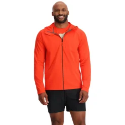 Spyder Mens Gridweb Hoodie - Twisted Orange