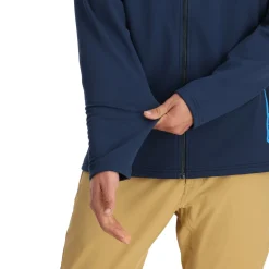 Spyder Mens Gridweb ShellFleece™ Hoodie - True Navy