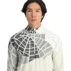 Spyder Mens Legacy Half Zip - Vanilla Latte