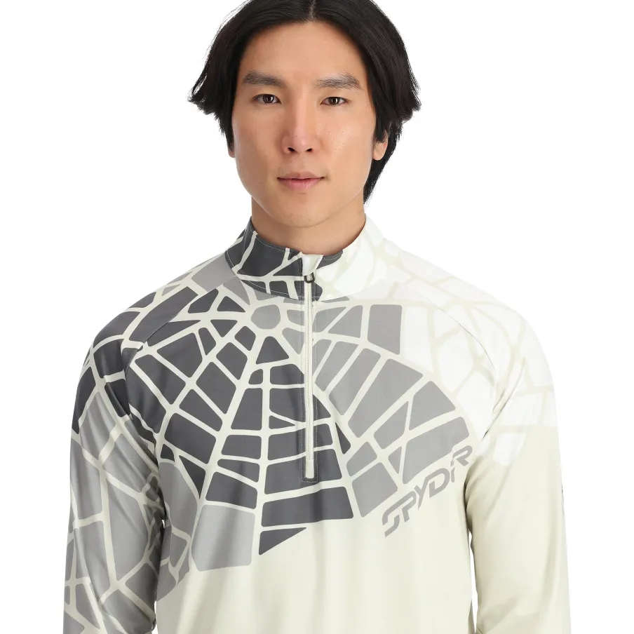 Spyder Mens Legacy Half Zip - Vanilla Latte