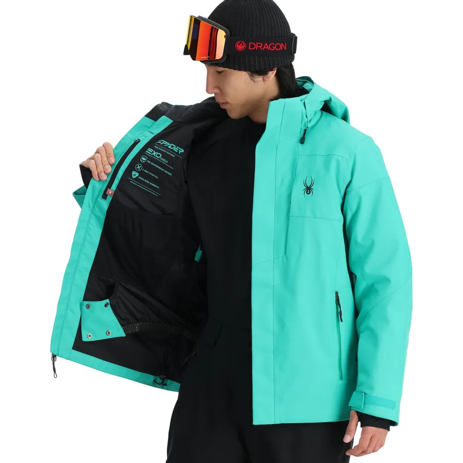 Spyder Mens Primer - Teal Green