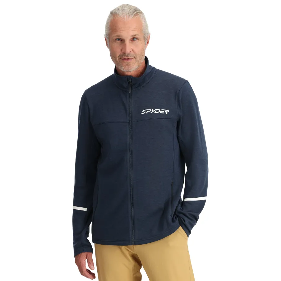Spyder Mens Speed Fleece Full Zip - True Navy