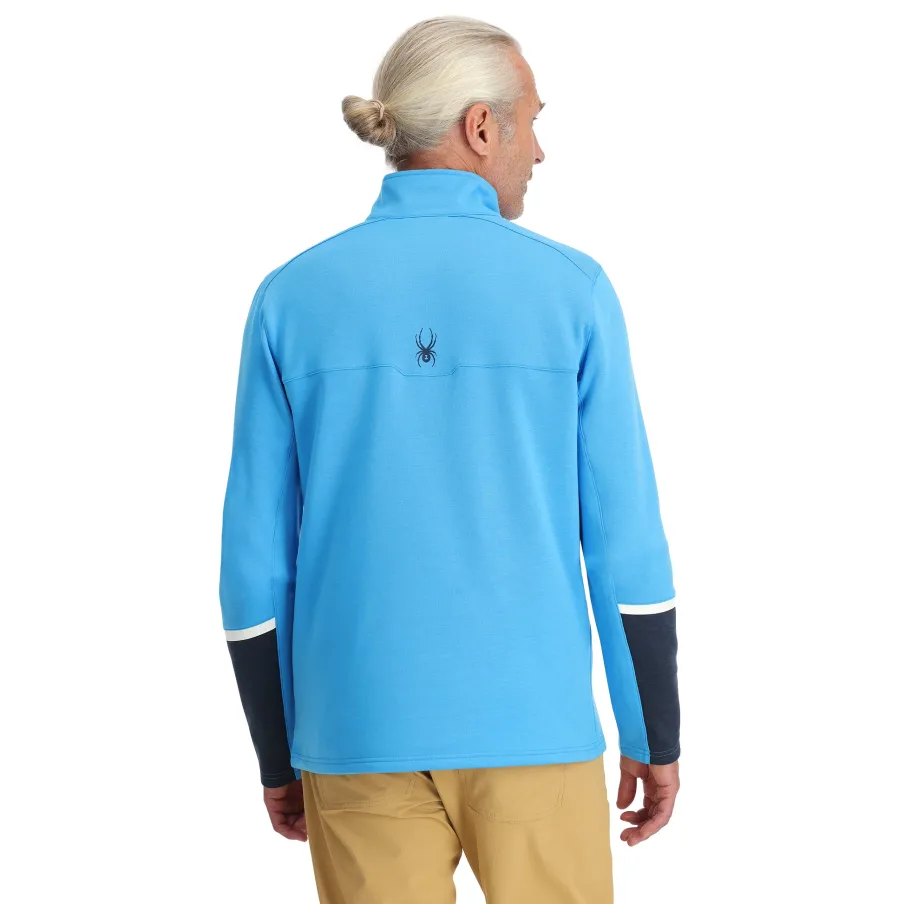 Spyder Mens Speed Fleece Half Zip - Aether Blue