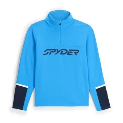 Spyder Mens Speed Fleece Half Zip - Aether Blue