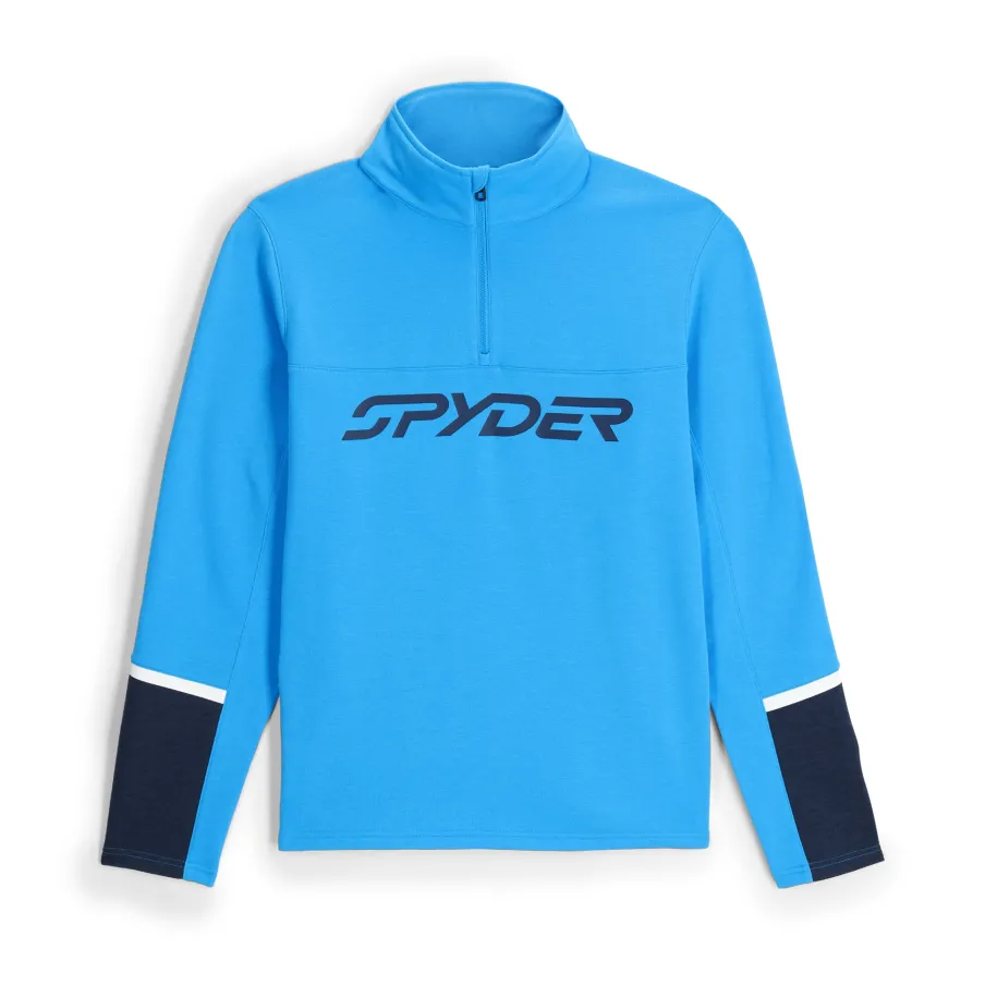 Spyder Mens Speed Fleece Half Zip - Aether Blue