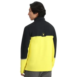 Spyder Mens Speed Fleece Half Zip - Acid Yellow