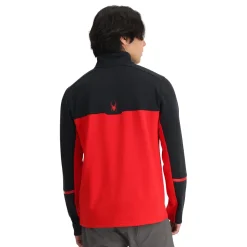 Spyder Mens Speed Fleece Half Zip - Red