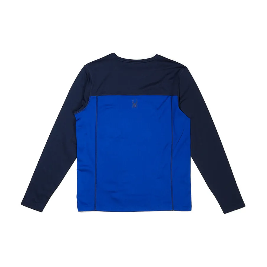 Spyder Mens Stretch Charger Crew - Electric Blue