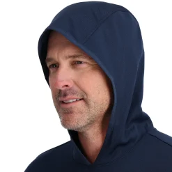 Spyder Mens Stretch Charger Hoodie - Electric Blue