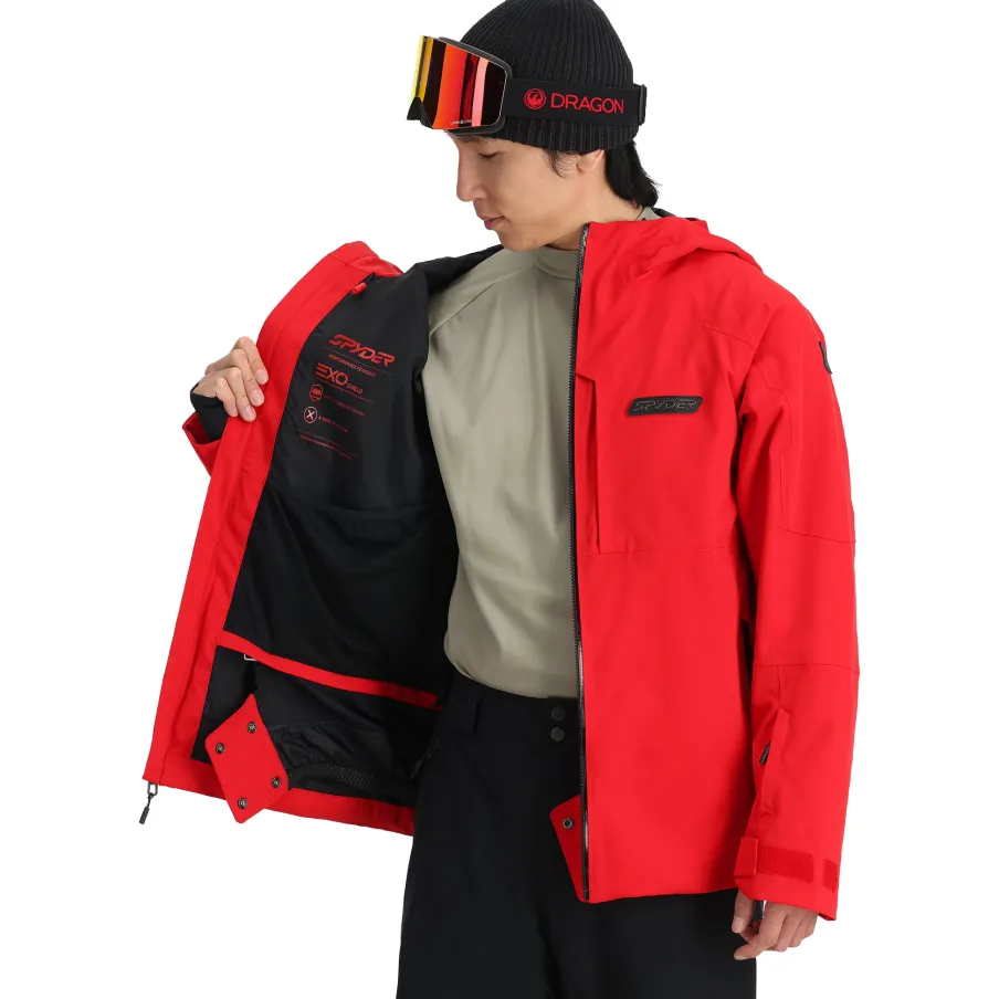 Spyder Mens Taos - Red