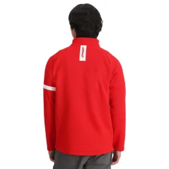 Spyder Mens Wengen Bandit Full Zip - Red