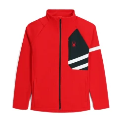 Spyder Mens Wengen Bandit Full Zip - Red
