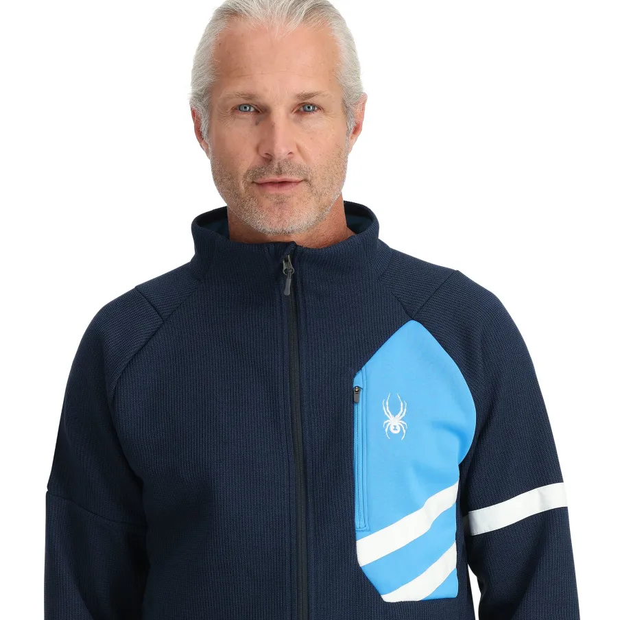 Spyder Mens Wengen Bandit Full Zip - True Navy