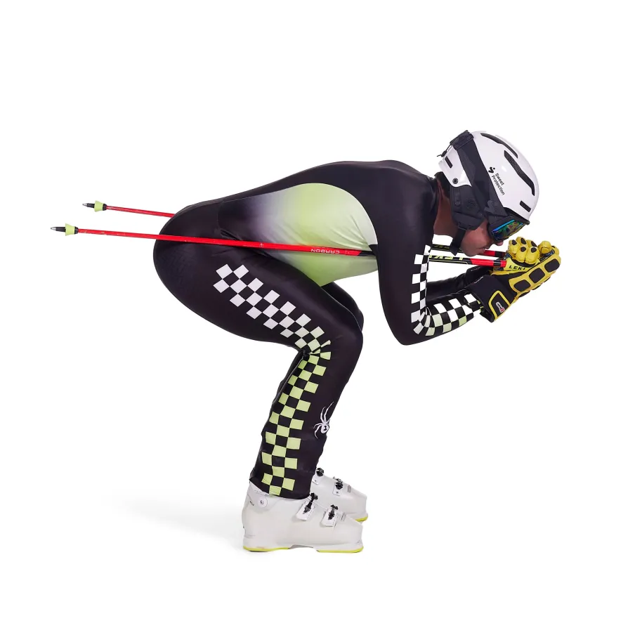 Spyder Mens World Cup Dh - Lime Ice
