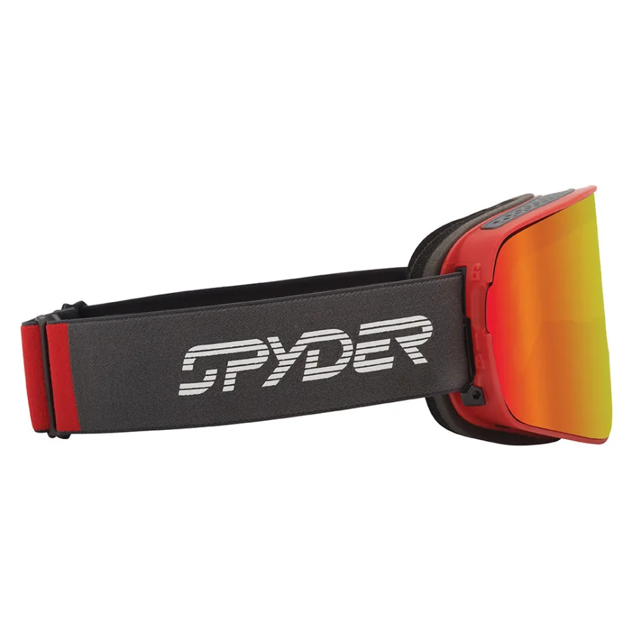Women Spyder NFX2 Goggles + Bonus Lens - Volcano/Red Ion and Light Rose