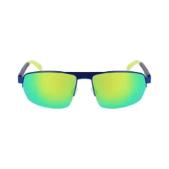 Women Spyder Trendy Semi-Rim Metal Sunglasses -