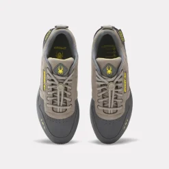 Women Spyder Unisex X Reebok Classic Leather Trail Shoes - Grey