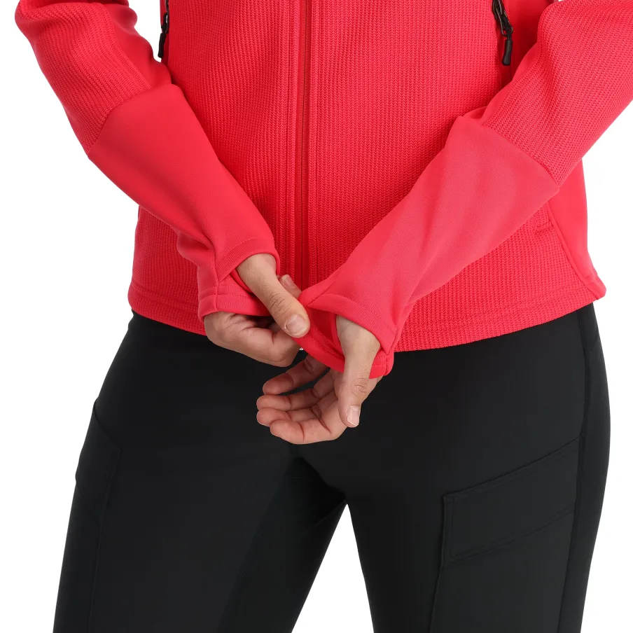 Women Spyder Womens Bandita Full Zip - Prism Pink