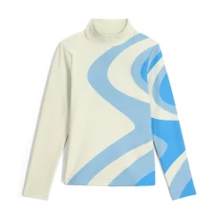 Women Spyder Womens Chute Turtleneck - Vanilla Latte