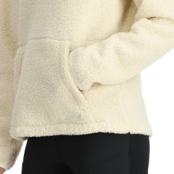 Women Spyder Womens Cloud Fleece Hoodie - Vanilla Latte