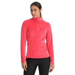 Women Spyder Womens Shimmer Bug Half Zip - Prism Pink