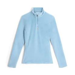 Women Spyder Womens Shimmer Bug Half Zip - Blue Drift
