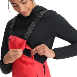 Women Spyder Womens Solitaire Bib - Prism Pink